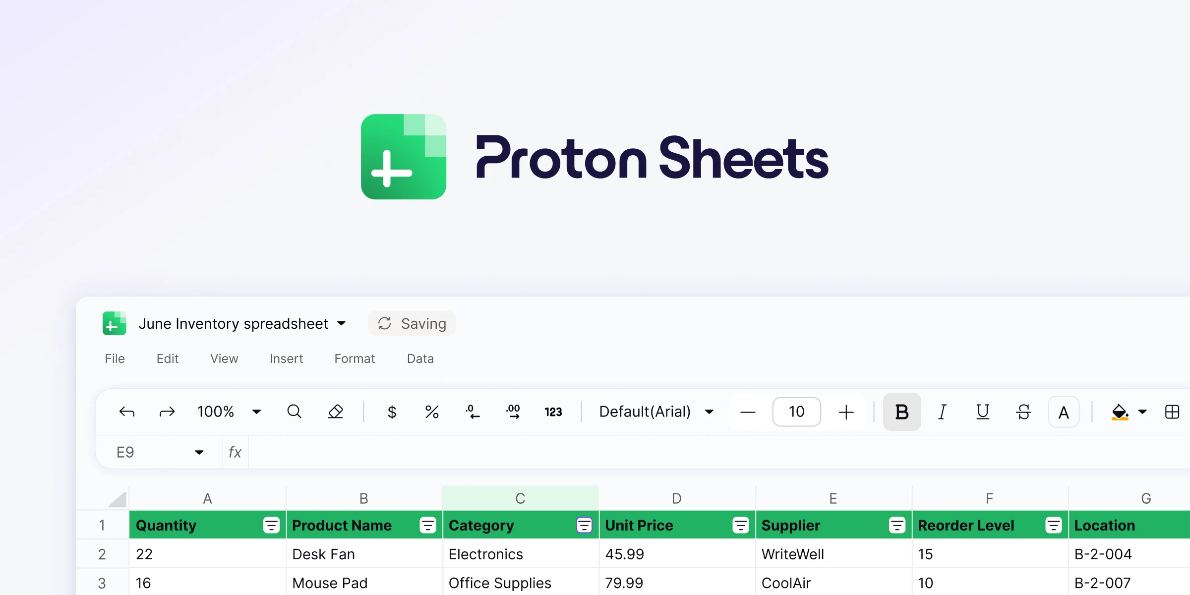 Proton Sheets
